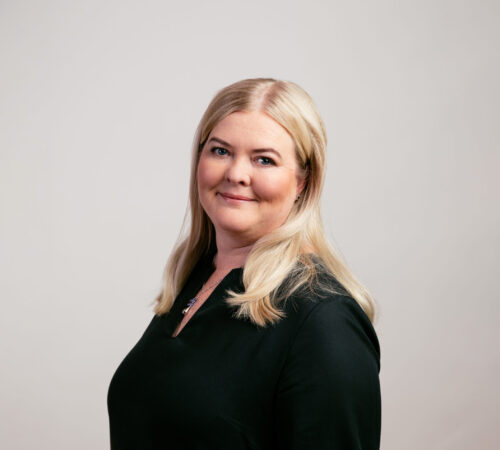 Portrait of Minna Stenman.