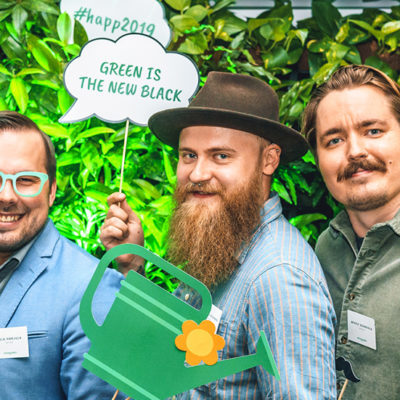 Green House Effectin perustajat tj Oula Harjula, Jaakko Pesonen ja Mikko Sonninen.
